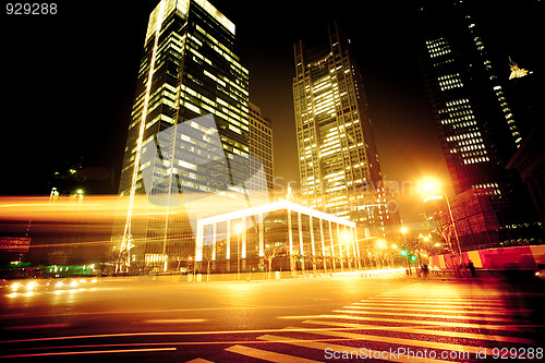 Image of light trails