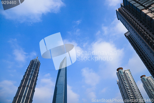 Image of skyscraper of shanghai