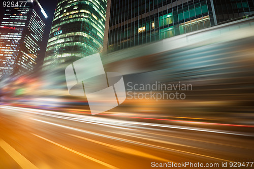 Image of light trails