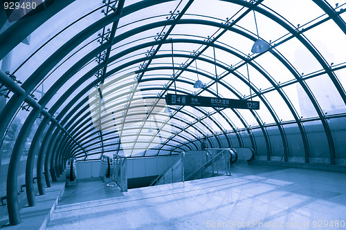 Image of escalator  