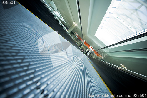 Image of escalator  