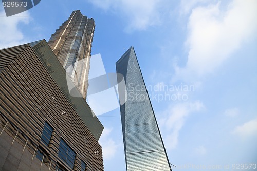 Image of skyscraper of shanghai