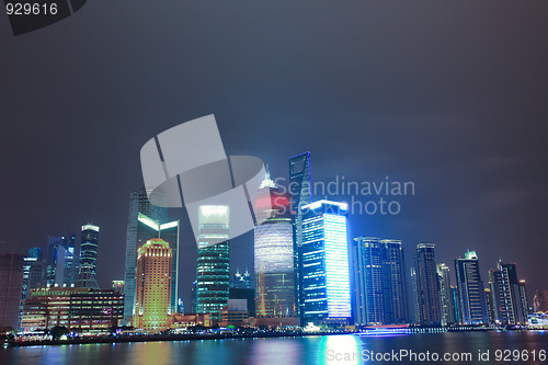 Image of night view of city
