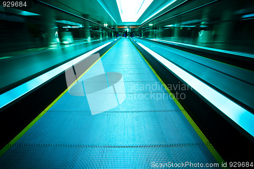 Image of escalator  