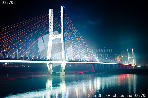 Image of bridge night