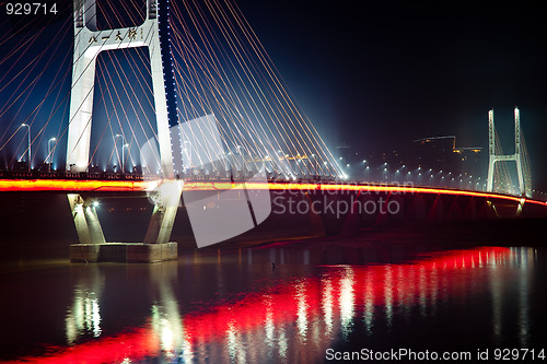 Image of bridge night