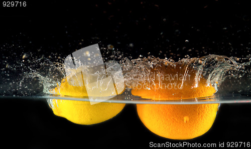Image of lemon and water