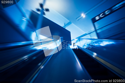 Image of escalator  