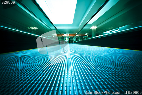 Image of escalator  