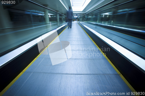 Image of escalator  