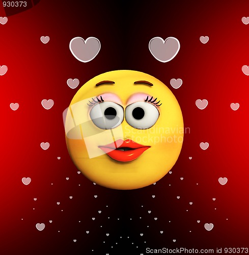 Image of Cartoon Kiss Of Love