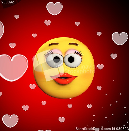 Image of Cartoon Kiss Of Love