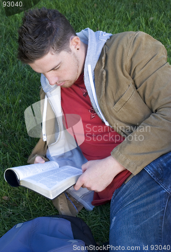 Image of Man Reading