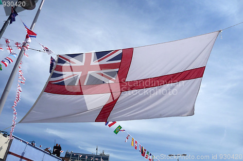 Image of Flag Display In Street