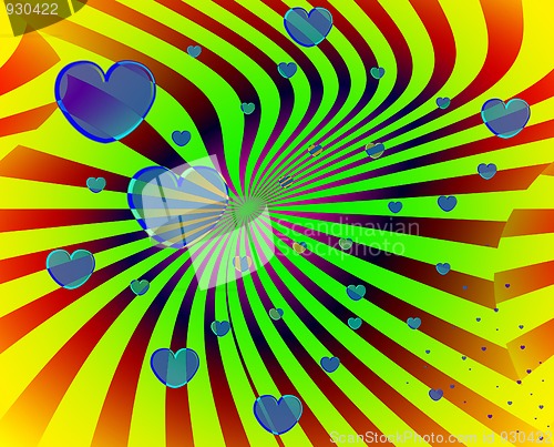Image of Abstract Heart Background
