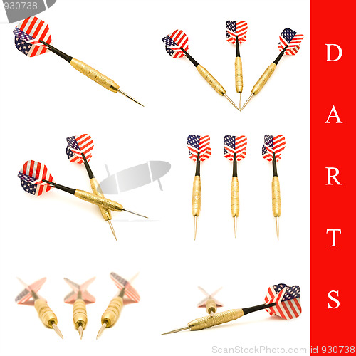 Image of darts arrow set 