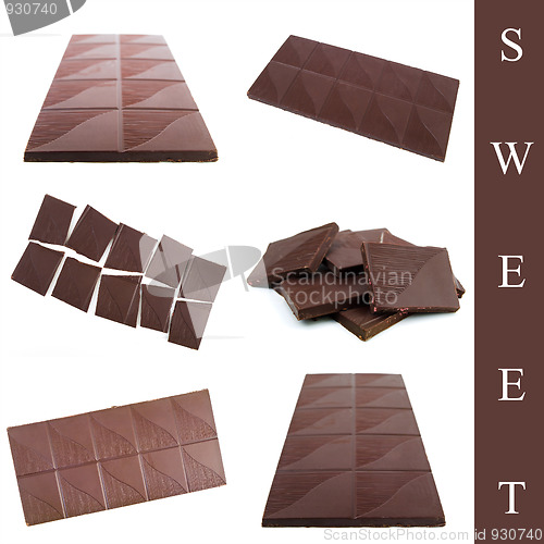 Image of set of chocolate