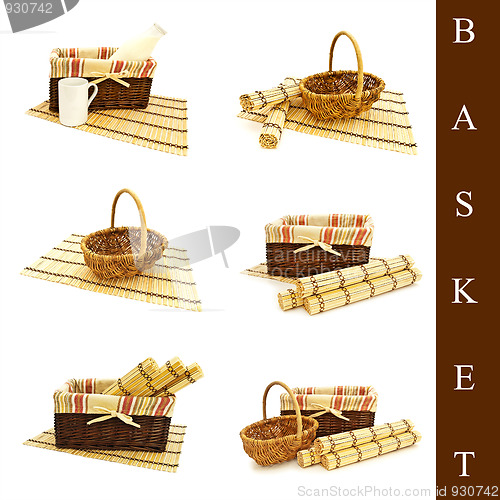 Image of set of different basket