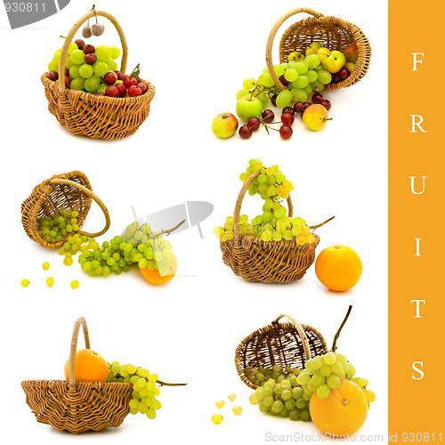 Image of basket with fruits