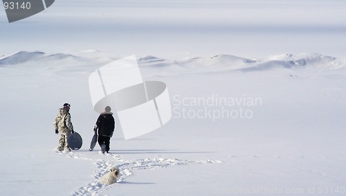 Image of walk on innocent snow