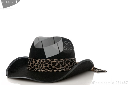 Image of A Black cowboy hat 