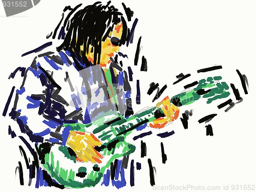 Image of guitar player