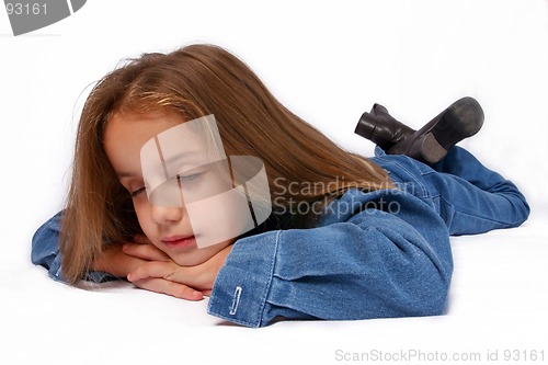 Image of Close up of young girl