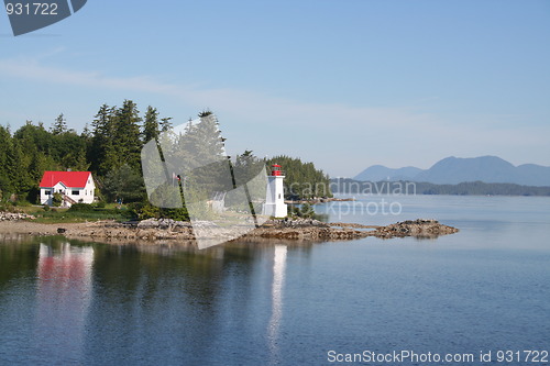 Image of Lighthouse in British Columbia Canada