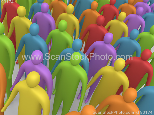 Image of Multicolor People #4