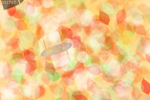 Image of  colorful abstract leaves background