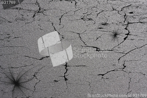 Image of gray metal  cracks backgrounds 
