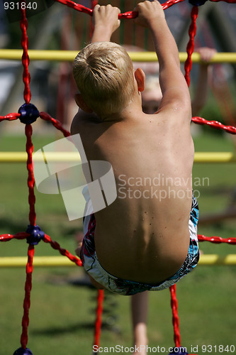 Image of Climbing child