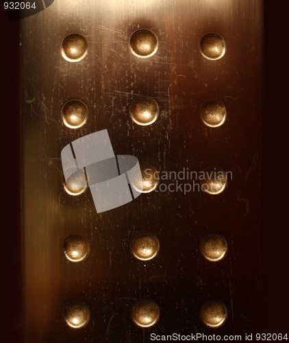 Image of dark bronzed metal surface background