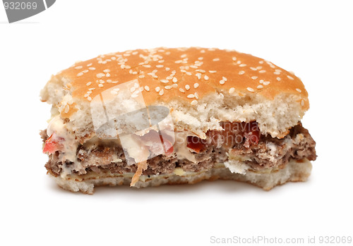 Image of bitten burger