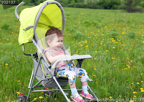 Image of baby in stroller