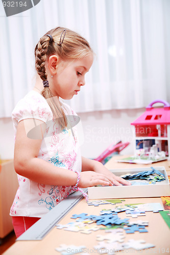 Image of Cute child playing 