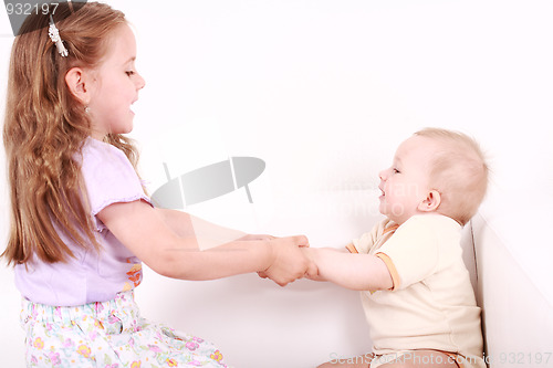 Image of Adorable kids playing