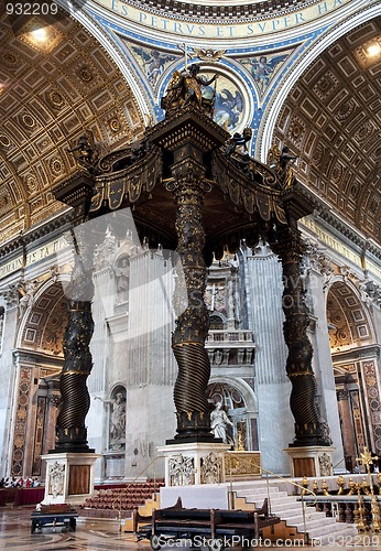 Image of The Papal alter in St. Peter's church