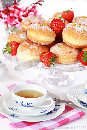Image of Berliner - doughnut filled with strawberry jam