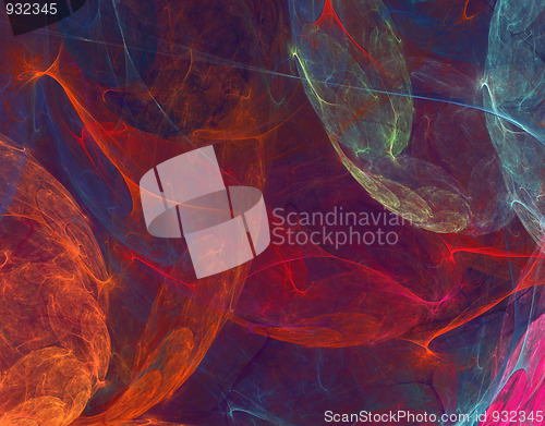 Image of abstract fantastic multicolor fractal