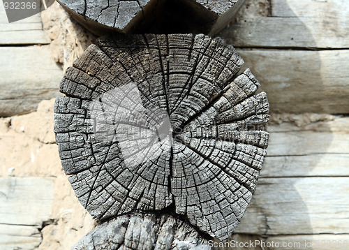 Image of gray wooden weathered timber