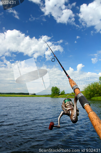 Image of spinning and lake