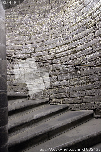 Image of dungeon with spiral staircase