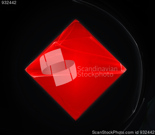 Image of red crystal