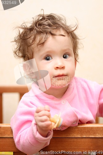 Image of touching baby portrait