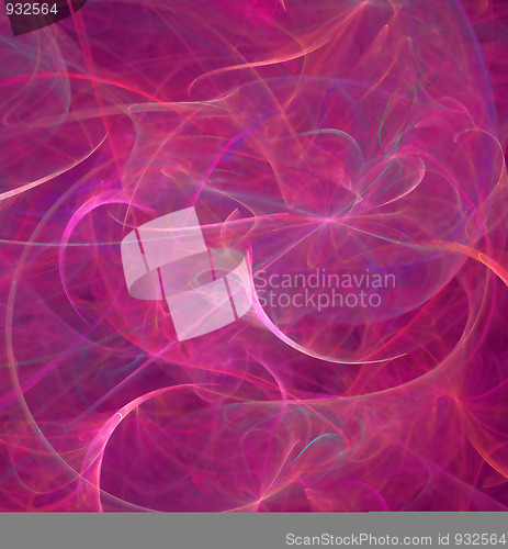Image of abstract pink fractal image