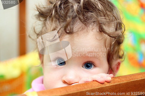 Image of touching baby close-up