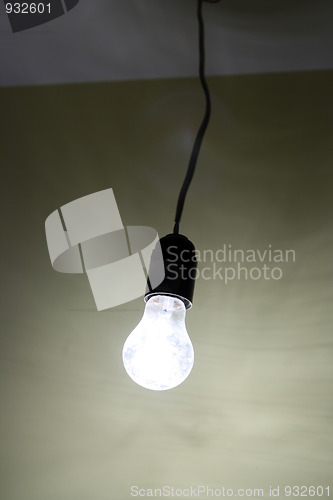 Image of lighting dirty electrical lamp