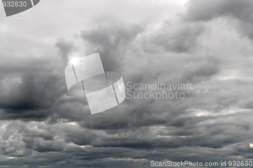 Image of overcast sky background