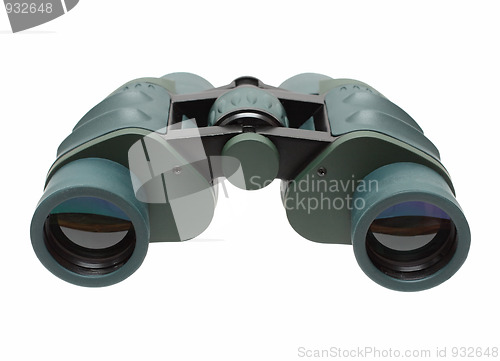 Image of green binoculars